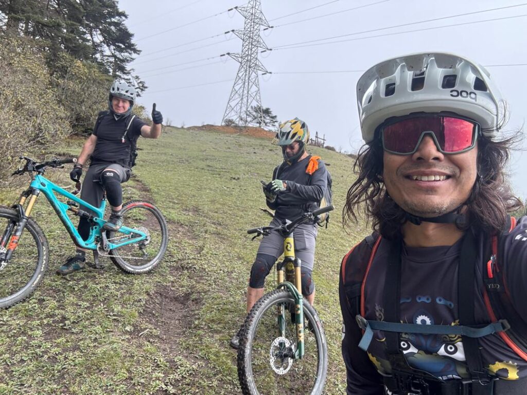 Bhutan Heli-Bike: trailhead